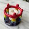 Rainbow Hand-Painted Soapstone Circle of Friends Sculpture with Smooth Satin Finish